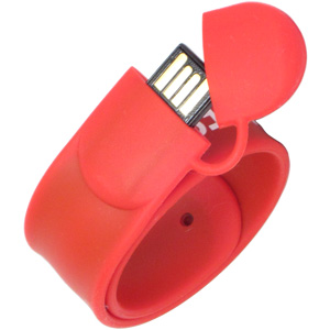 Promotional USB Flash Drive - Slap Wristband