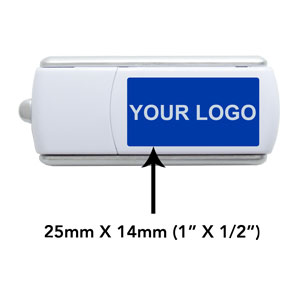 USB Slider Logo Position
