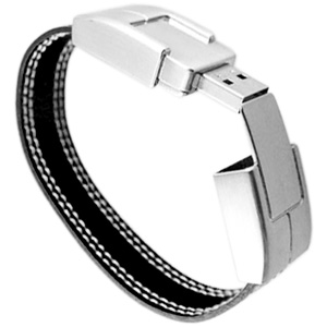 Leather Wristband V3 - Promotional USB Flash Drive