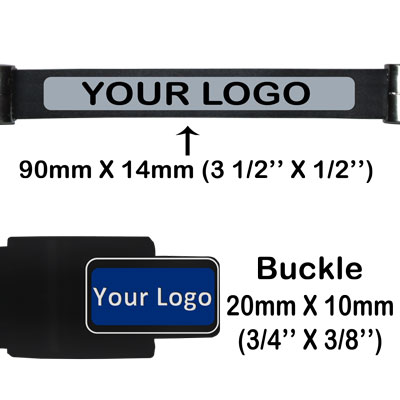 Leather Wristband Logo Position