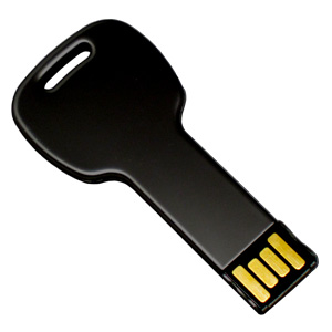 Promotional USB Flash Drive - Round Color Key