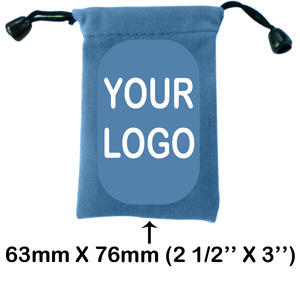 Velvet Pouch Logo Position